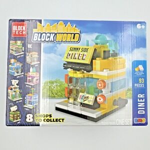 Block Tech Block World ~ Sunny Side Diner ~ Compatible With Leading Brands ~ NEW